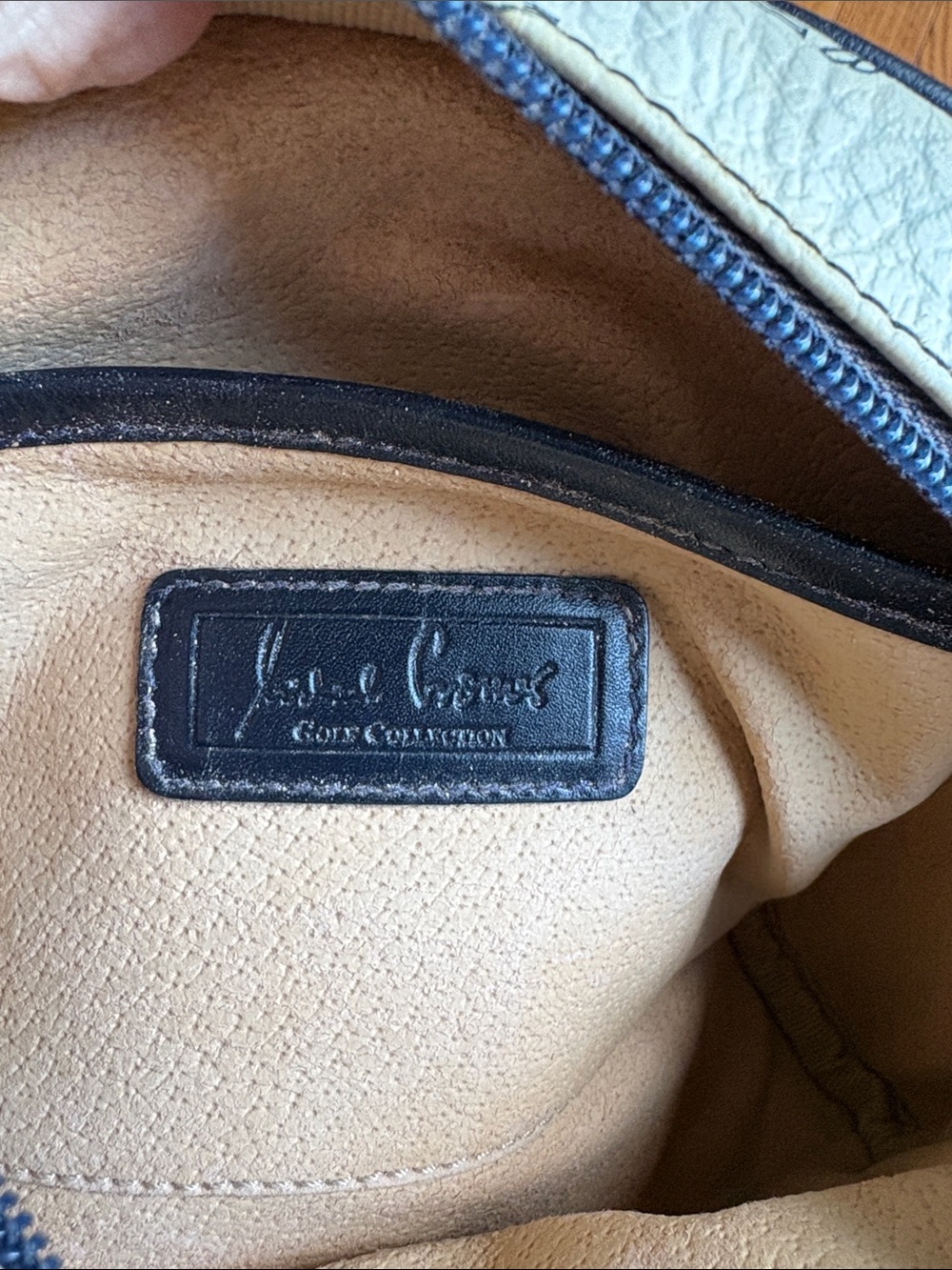 🔥RARE Vintage MCM Michael Cromer Era Golf Collection White Visetos Crossbody Bag - Picture 10 of 16